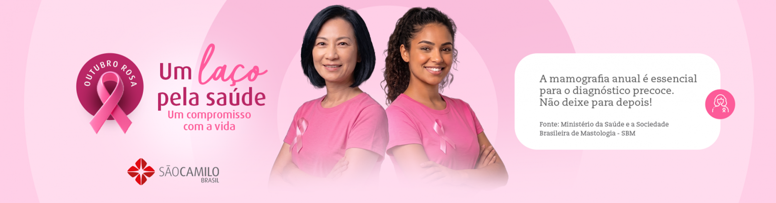 Banner rotativo - Outubro Rosa